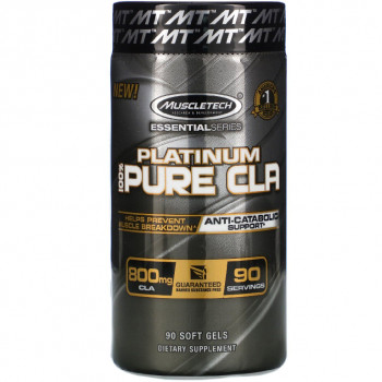 MuscleTech Essential Series Platinum 100% Pure CLA 800 мг 90 капсул