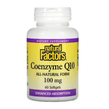 Natural Factors Coenzyme Q10 100 мг 60 капсул