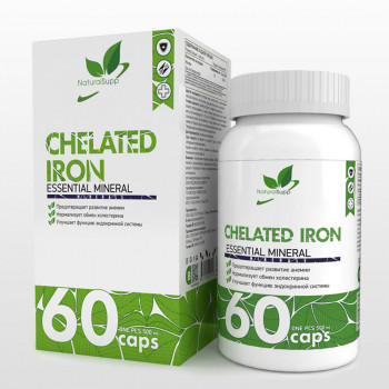 NaturalSupp Chelated Iron 60 капсул