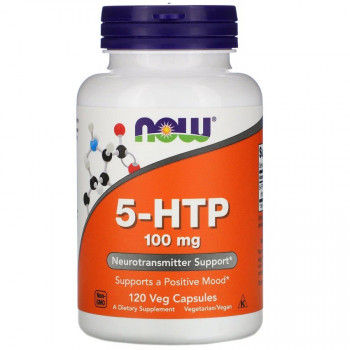NOW 5-HTP 120 вег. капсул по 100 мг.