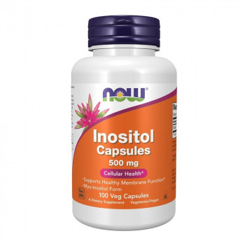 NOW Inositol Capsules 500 мг 100 вег. капсул