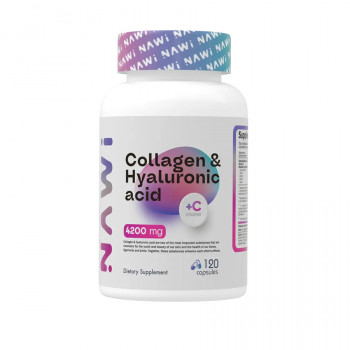 NAWI Marine Collagen + Vitamin C + Hyaluronic acid 120 