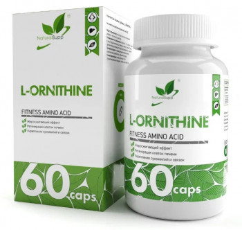 NaturalSupp L-Ornithine 400 мг 60 капсул