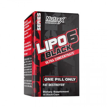 Nutrex Lipo-6 Black Ultra Concentrate 30 вег. капсул