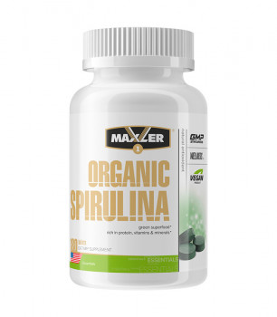 Maxler Organic Spirulina 500 мг 180 таблеток