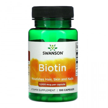 Swanson Biotin 5000 мкг 100 капсул