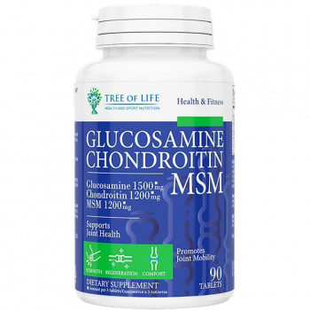 Tree of Life Glucosamine Chondroitin MSM 90 таблеток