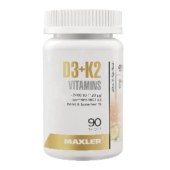 Maxler D3+K2 Vitamins 90 капсул