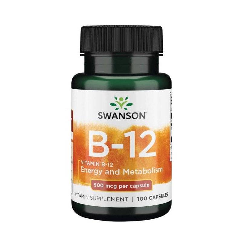 Swanson Vitamin B-12 500 мкг 100 капсул
